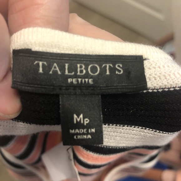 Talbots ladies nwt knitted sweater size medium petite - Picture 5 of 5
